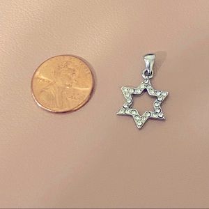 Silver Star of David pendant Hanukkah